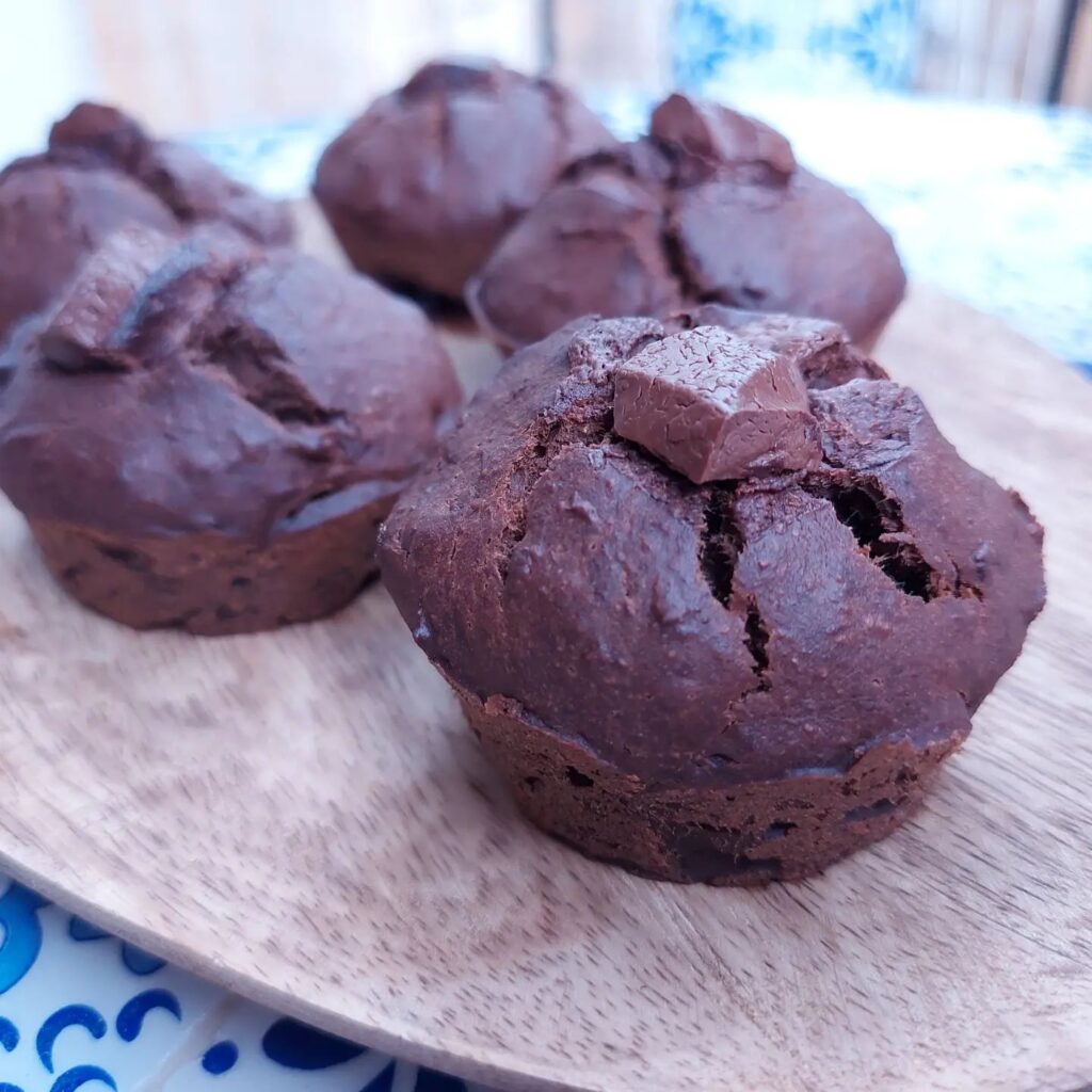 Choco banana muffins